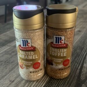 McCormick finishing sugars NEW sealed